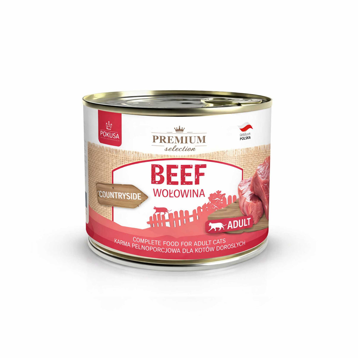 MONOPROTEICO MANZO 200 GR - Gatto adulto cibo in scatola con manzo Premium selezione.