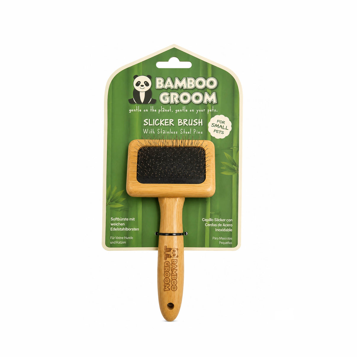 CARDATORE BAMBOO GROOM - Spazzola per la Cura del Pelo