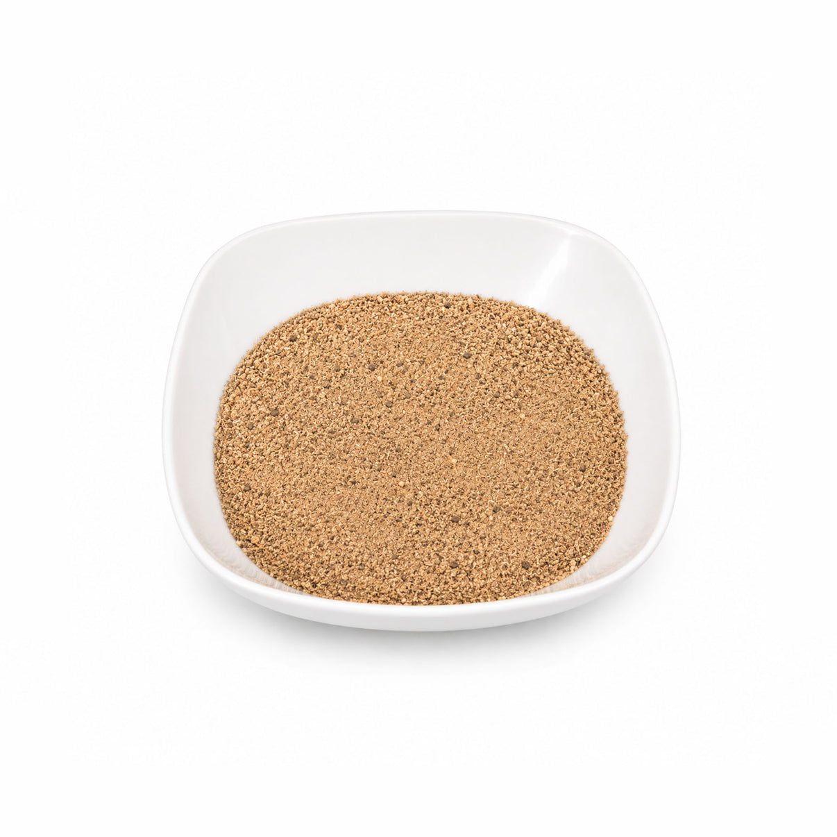 CICORIA essiccata in una ciotola bianca, integratore botanico per la salute.