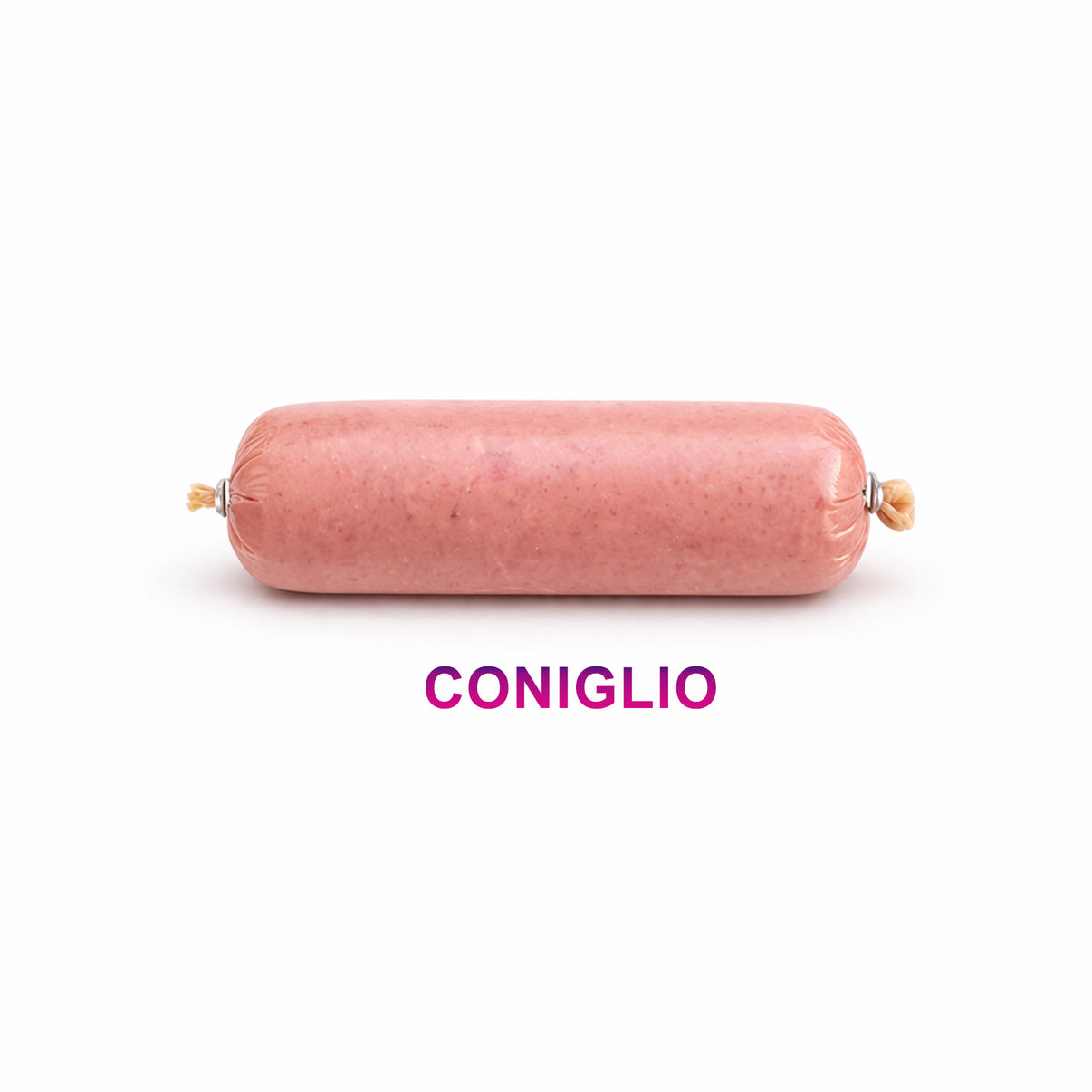 CONIGLIO - conf 200 gr, alimento naturale completo per animali, confezione di carne di coniglio.