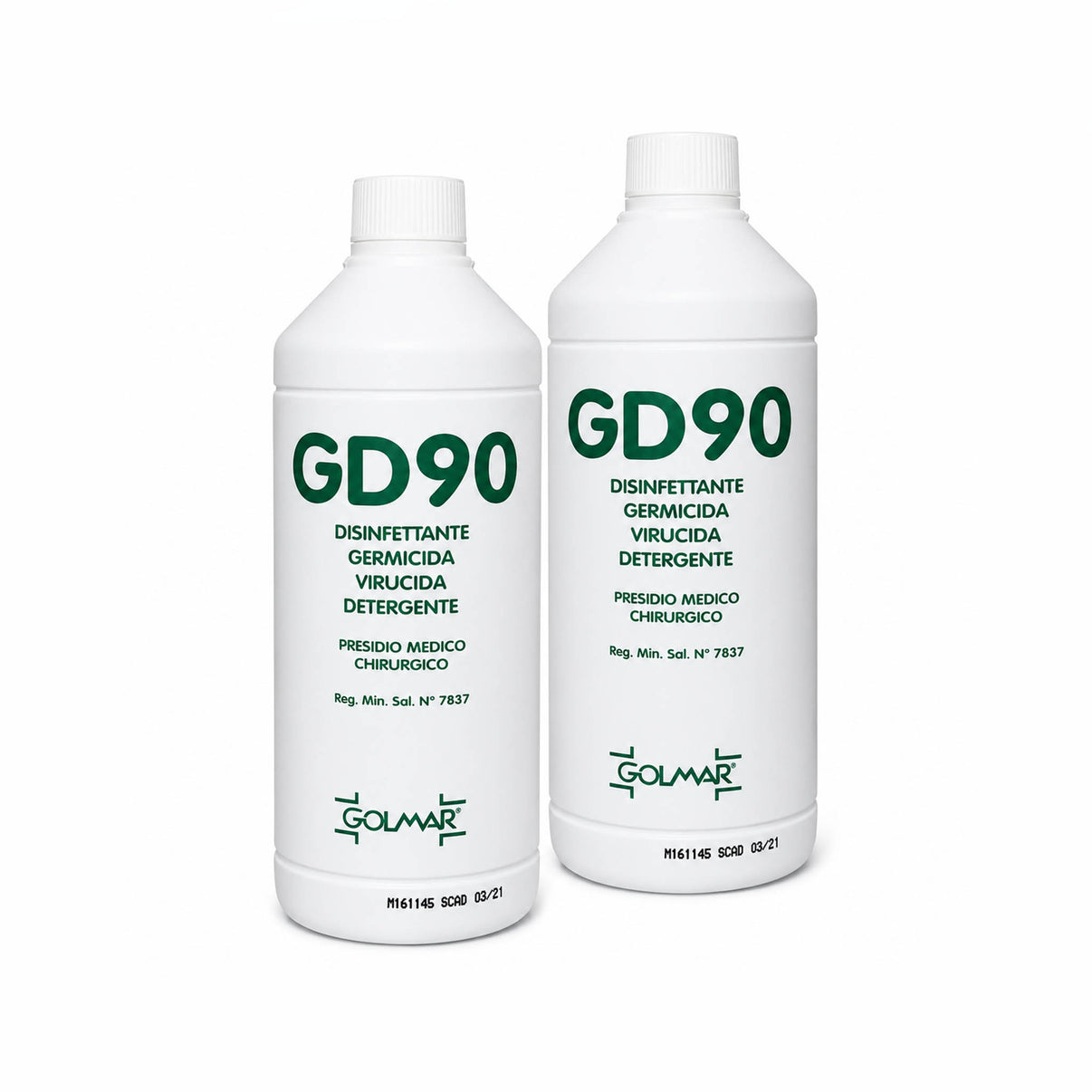 GD90 - Disinfettante, germicida, virucida, detergente, prodotto di Golmar per disinfezione professionale