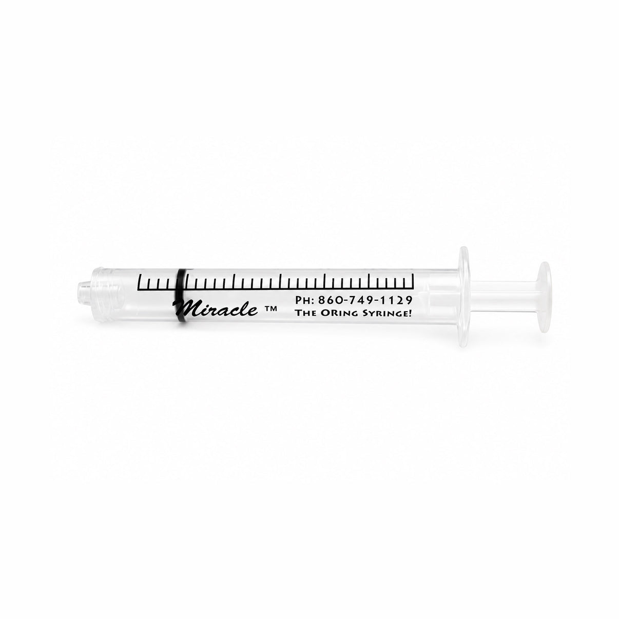 SIRINGHE ORIGINALI MIRACLE NIPPLE - 10 PEZZI DA 3 ML, modello O-ring, siringa trasparente da 3 ml con scala graduata.