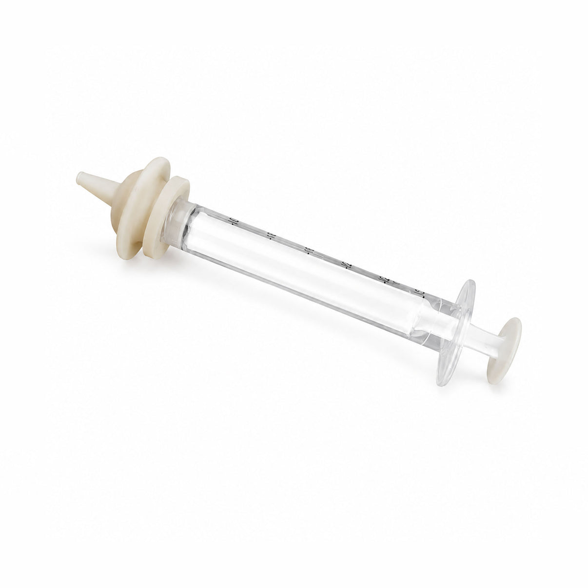 TETTARELLA MIRACLE MINI E SIRINGA OMAGGIO, siringa trasparente in plastica per uso professionale.