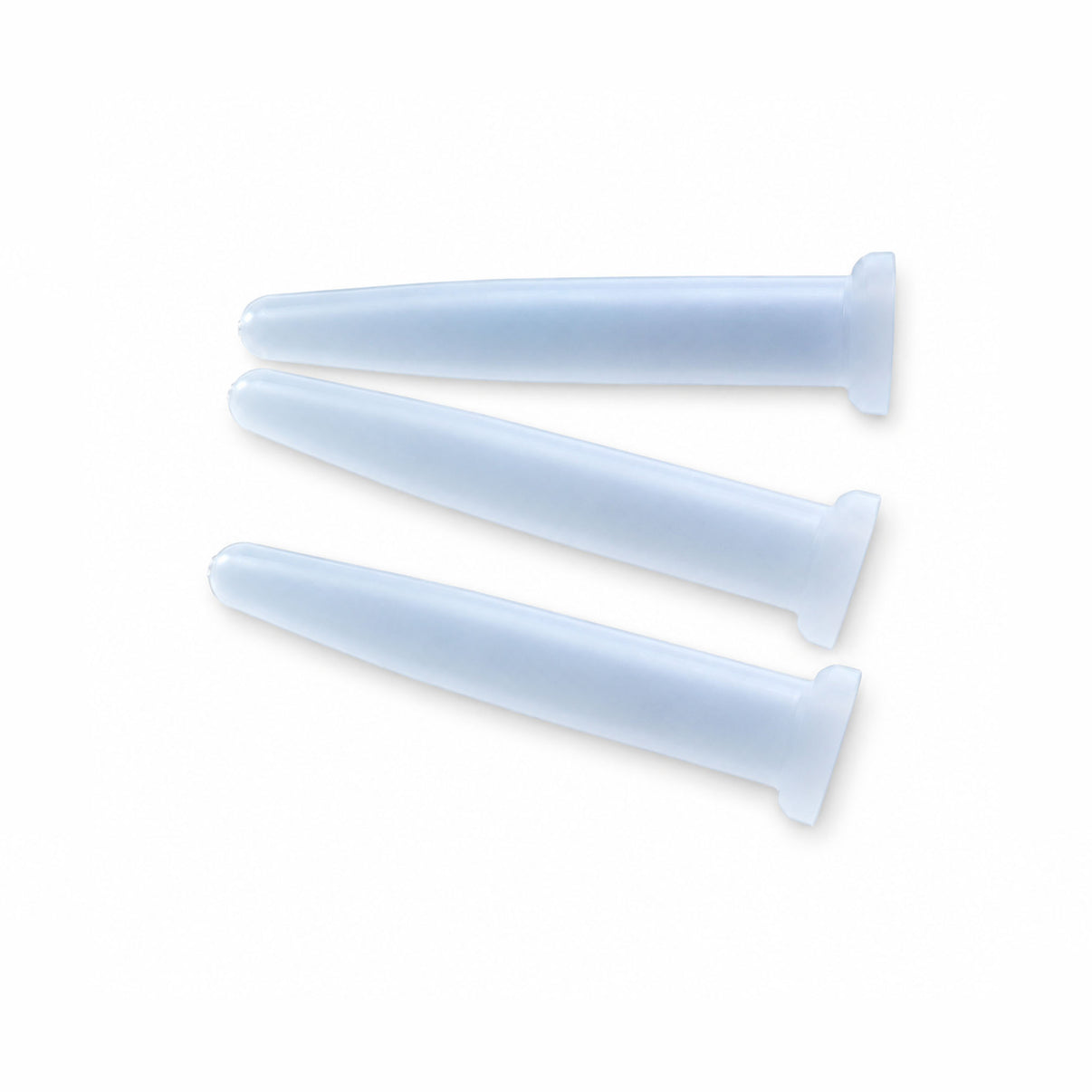 Set di TETTARELLE in morbido latex, composto da tre elementi, ideale per un uso pratico e semplice.