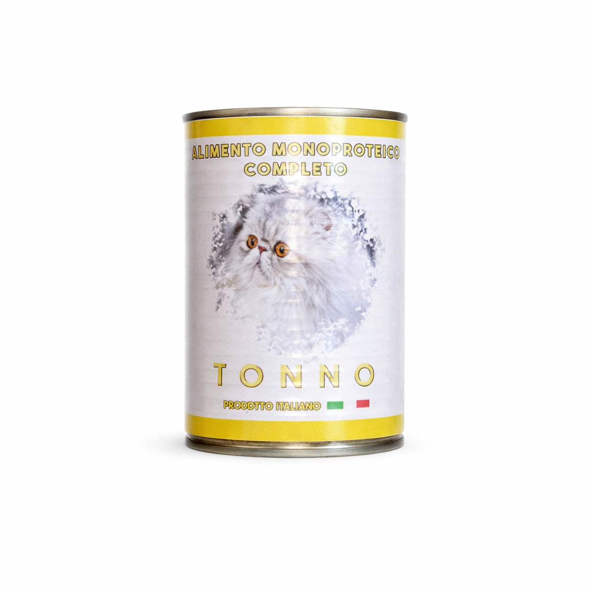 LATTINA TONNO MONOPROTEICO 400 GR - alimento completo per gatti, con etichetta italiana.