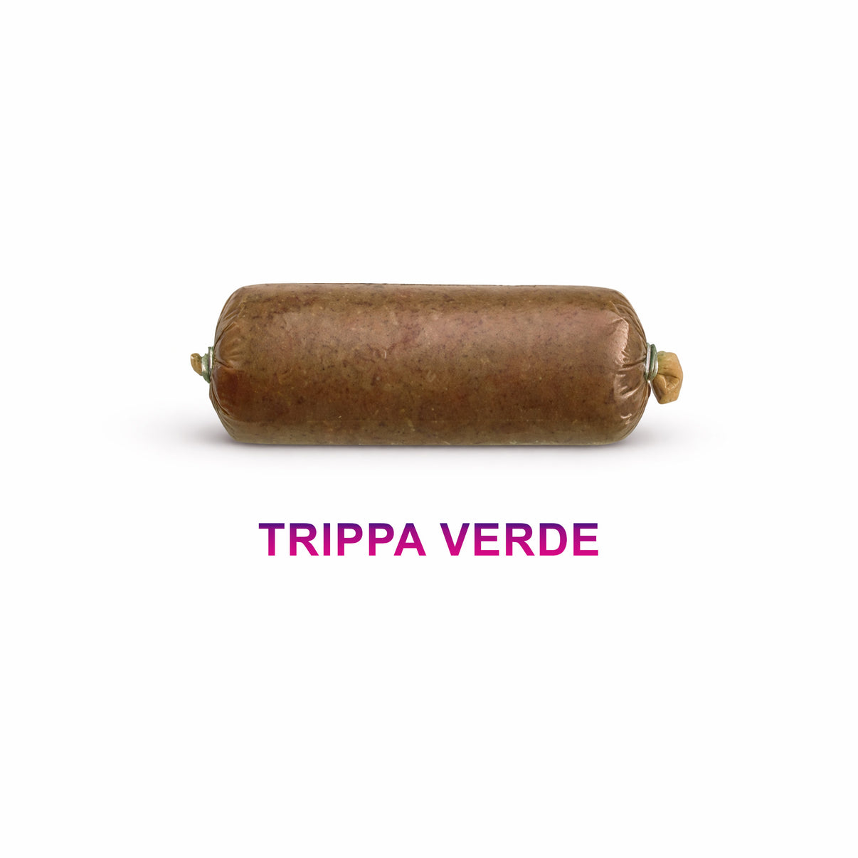Immagine di TRIPPA VERDE, alimento per animali, confezione cilindrica, dietetico e nutriente.