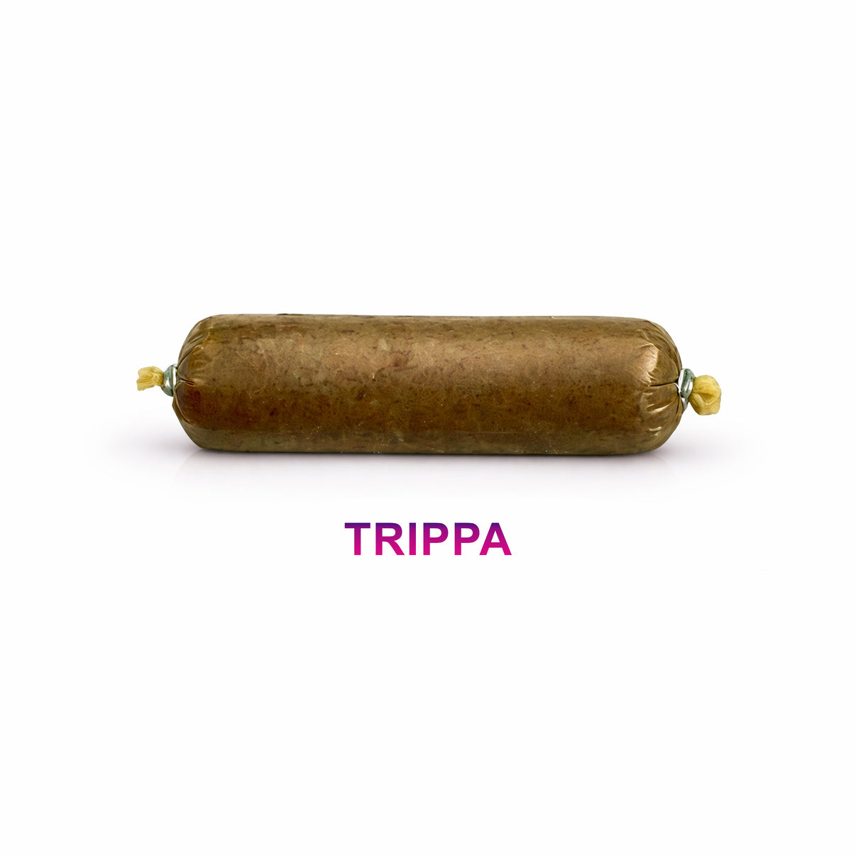 TRIPPA VERDE AGNELLO - confez. da 200 gr, alimento naturale per animali, imballaggio da 200 grammi.