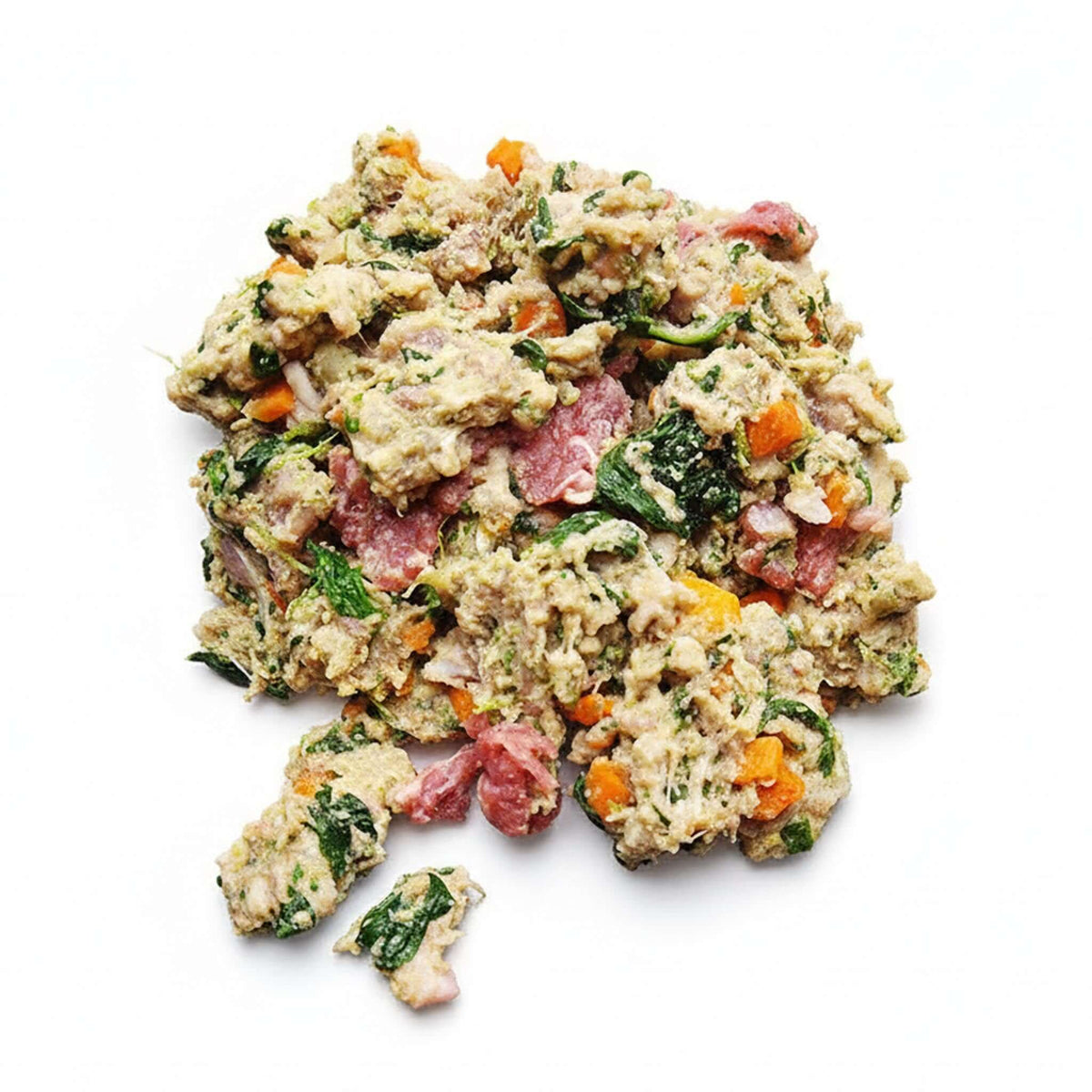 Dog Burger con verdure fresche  agnello e manzo, mix di carne e verdure nutrienti per cani.